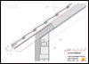Szarufák fölötti hőszigetelés <br> 
ereszkialakítás csatorna mögötti levegőbevezetéssel - CAD fájl