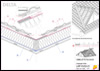 Egyszeres átszellőztetésű tető <br> 
mélyített vápa - CAD fájl