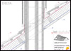 Egyszeres átszellőztetésű tető <br>
kéménycsatlakozás, eresz és gerinc oldali - CAD fájl