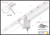 Egyszeres átszellőztetésű tető <br>
ereszkialakítás ereszbe csatlakozó alátéthéjazattal - CAD fájl