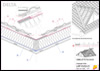 Egyszeres átszellőztetésű tető <br> 
mélyített vápa - CAD fájl