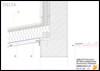 Nem szellőztetett tető fémlemez fedéssel <br> 
falcsatlakozás fémlemezfedésű homlokzathoz - CAD fájl