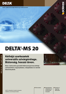 DELTA-MS 20 dombornyomott lemez - általános termékismertető