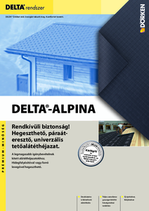 DELTA-ALPINA tetőfólia - részletes termékismertető