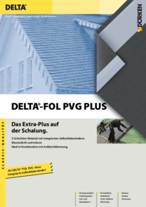 DELTA-PVG / DELTA-PVG PLUS tetőalátétfólia - általános termékismertető