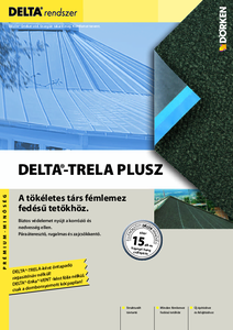 DELTA-TRELA / DELTA-TRELA PLUS szellőzőszőnyeg fémlemez fedéshez - általános termékismertető