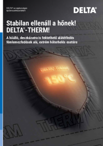DELTA-THERM alátétfólia - részletes termékismertető