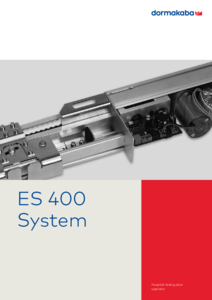 ES 400 tolóajtó automatika - műszaki adatlap