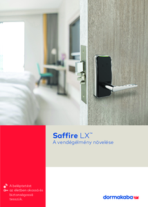 Saffire LX RFID szállodazár - részletes termékismertető