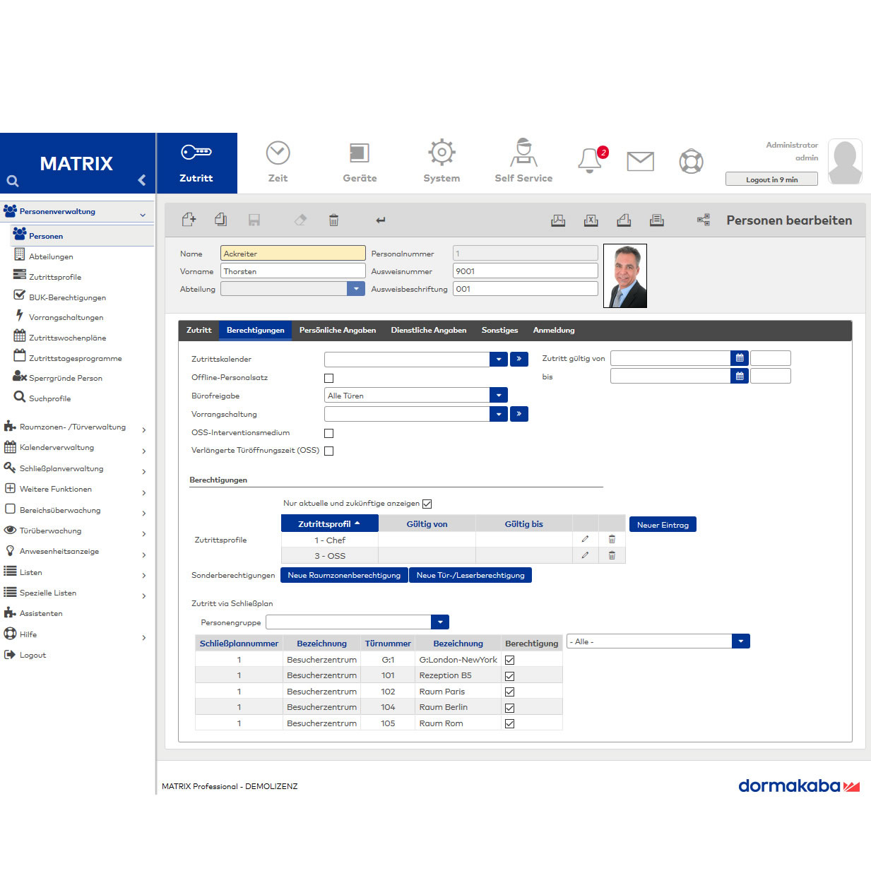 Matrix Professional beléptető rendszer