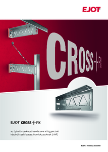 EJOT CROSSFIX nemesacél konzolrendszer - részletes termékismertető
