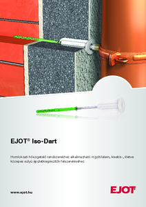 EJOT Iso-Dart rögzítő rendszer - részletes termékismertető