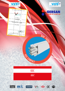 Gersan GGC Compact tokozott áramsínek - műszaki adatlap