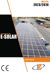 E-Solar napelem tartó rendszer - Carportok - általános termékismertető