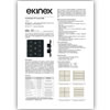 Ekinex FF nyomógomb termosztáttal - műszaki adatlap