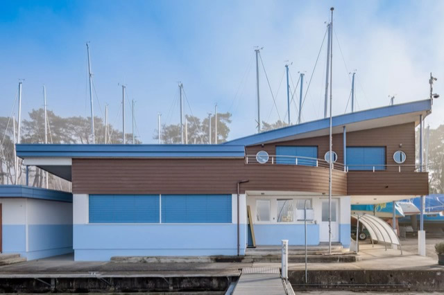 JamesHardie™ szálcement homlokzatburkolat – Harbour building, Yvonand (CH), 