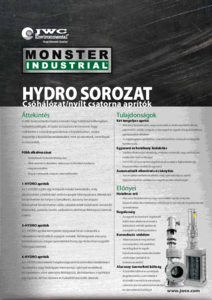 Hydro sorozat - részletes termékismertető