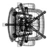 Herman Miller Aeron B size, fixed arms 3D - CAD fájl
