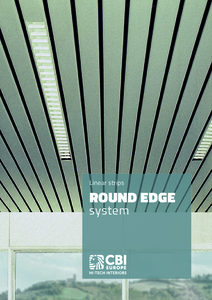 Round edge sávos fém álmennyezet - részletes termékismertető