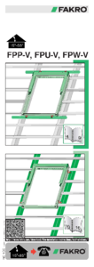 FPP-V preSelect, FPU-V preSelect - felnyíló-billenő tetőtéri ablakok	 - szerelési útmutató