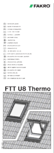 FTT U8 Thermo - extra hőszigetelő billenő tetőtéri ablakok - alkalmazástechnikai útmutató
