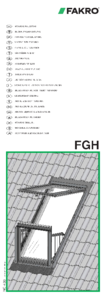FGH-V, FGH-V/U - tetőerkély ablakok - alkalmazástechnikai útmutató