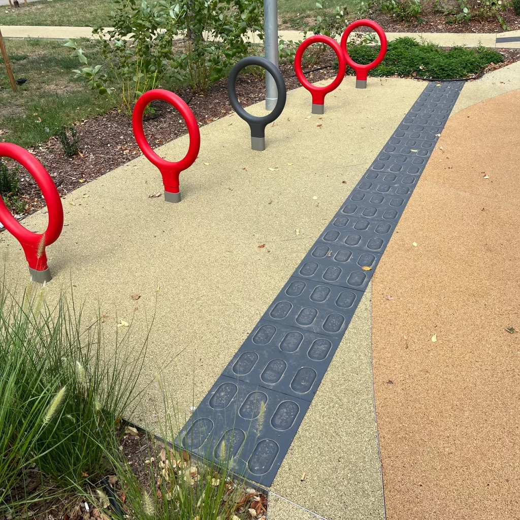 T-Walk taktilis zónahatárkő