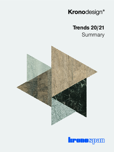 Kronodesign Trends 20/21 munkalapok - általános termékismertető