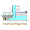 Földszinti padló - SEISMIC alaplemez szigetelés (4.22.1.1.01) - CAD fájl
