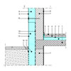 Külső fal – Homlokzati hőszigetelő rendszer (1.1.1.11) - CAD fájl