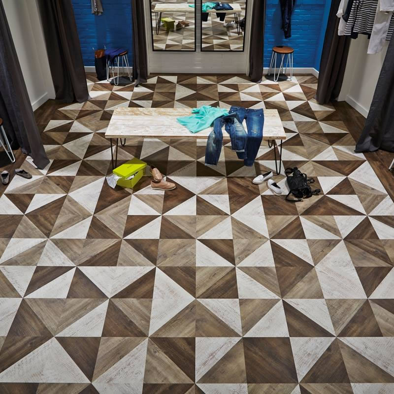 Designflooring LVT burkolatok - Kaleidoscope White Painted Oak