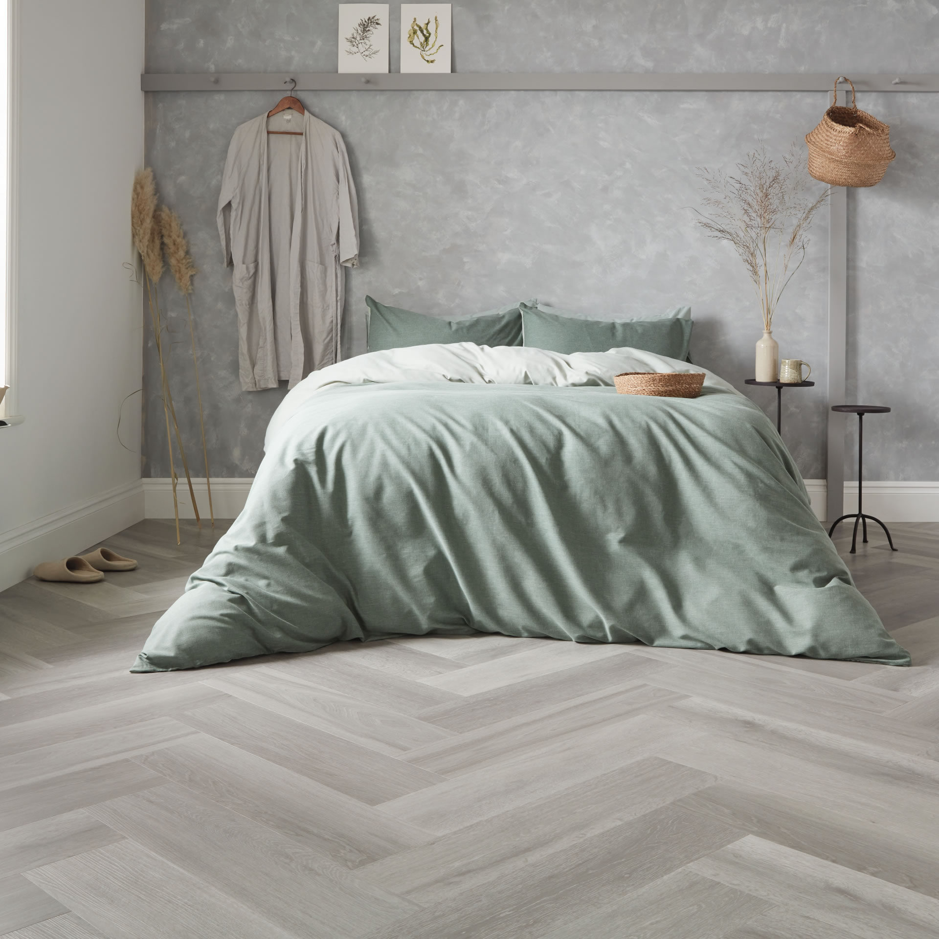 Designflooring LVT burkolatok - Vangogh Rigid Core Texas Grey Ash