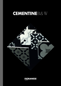 Ceramica Fioranese kerámiaburkolatok - Cementine Black and whithe - részletes termékismertető