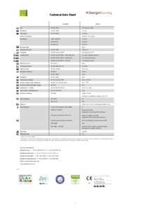 Designflooring LVT burkolatok - Opus Gluedown - műszaki adatlap