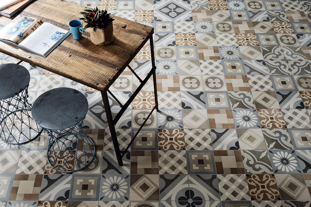 Ceramica Fioranese kerámiaburkolatok - Cementine Retro