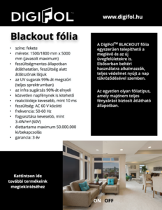 DigiFol™ Blackout fólia - általános termékismertető