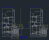 G-U 823 harmonika alu profilhoz - CAD fájl