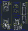 G-U 923 harmonika alu küszöbbel PVC profilhoz - CAD fájl