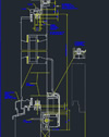 G-U 966 toló-bukó, kényszer működtetésű, fa profilhoz - CAD fájl
