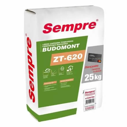 Sempre Budomont ZT-620 könnyű cement-mész vakolat