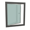 GEALAN-KUBUS® ablakrendszer - Egyszárnyú, nyíló-bukó ablak - BIM fájl