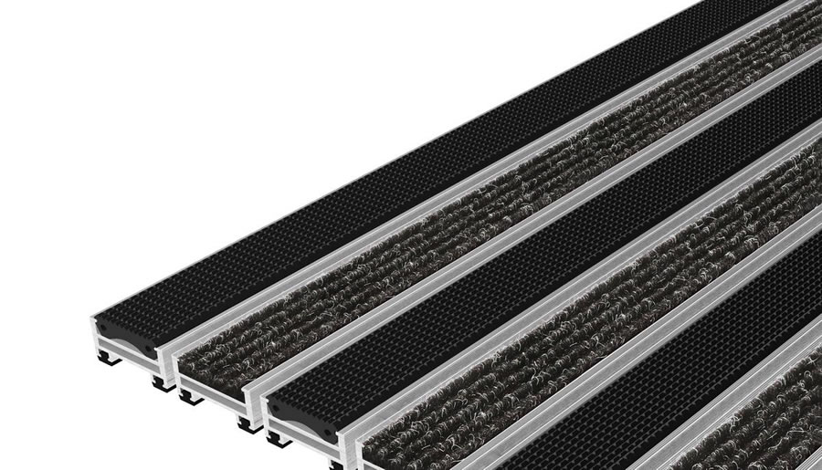 Geggus TOP CLEAN OBJEKT szennyfogó szőnyeg - gumiprofil + szőnyegprofil
