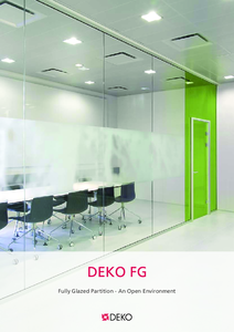 DEKO FG üvegfal - általános termékismertető
