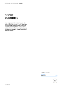 GROHE Eurodisc konyhai csaptelep - általános termékismertető