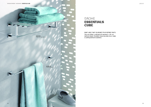 GROHE Essentials Cube fürdőszobai kiegészítők - általános termékismertető
