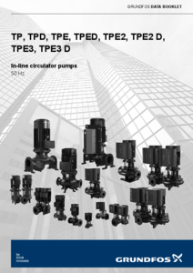 TP, TPD, TPE, TPED, TPE2, TPE2 D, TPE3, TPE3 D in-line circulator pumps - részletes termékismertető