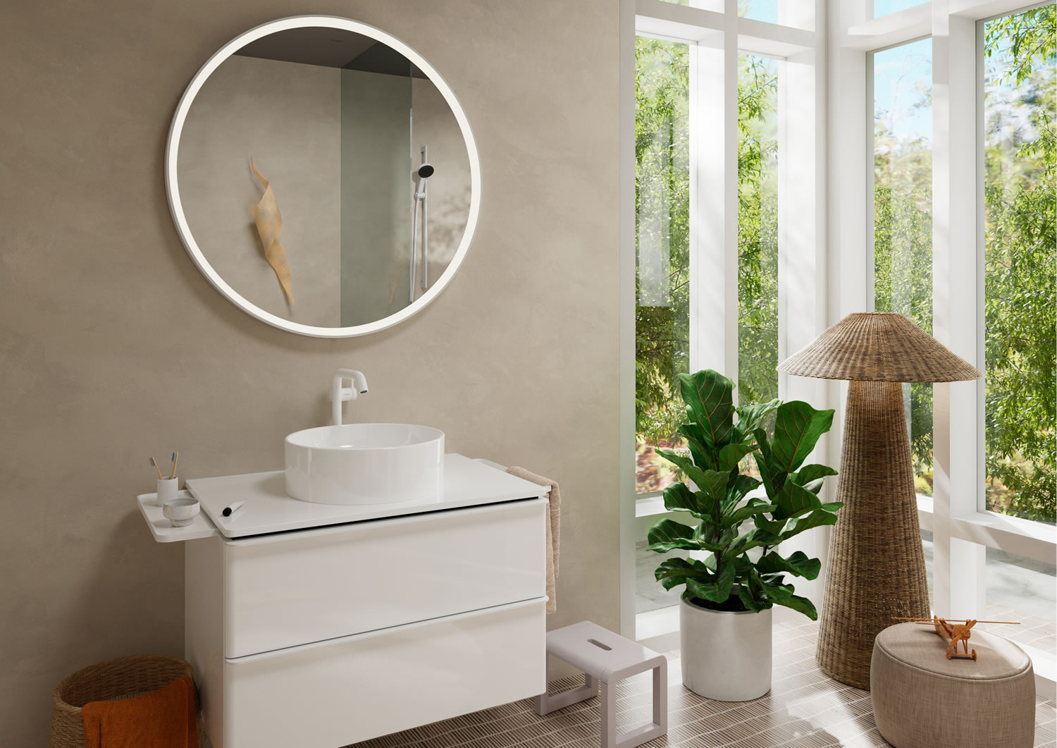 hansgrohe Xelu Q mosdószekrény mosdótálhoz