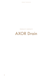 AXOR Drain zuhanylefolyók - általános termékismertető
