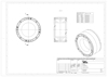 HSDD 200/125 standard szorítógyűrűs tömítés 
tömítőszélesség: 80 mm  - CAD fájl