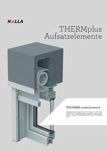 HELLA THERMplus TOP FOAM screen tokfeltét elem szövet árnyékolókhoz - műszaki adatlap